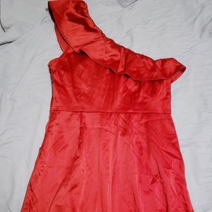 Twenty One Red Cold Shoulder Top, Size Large